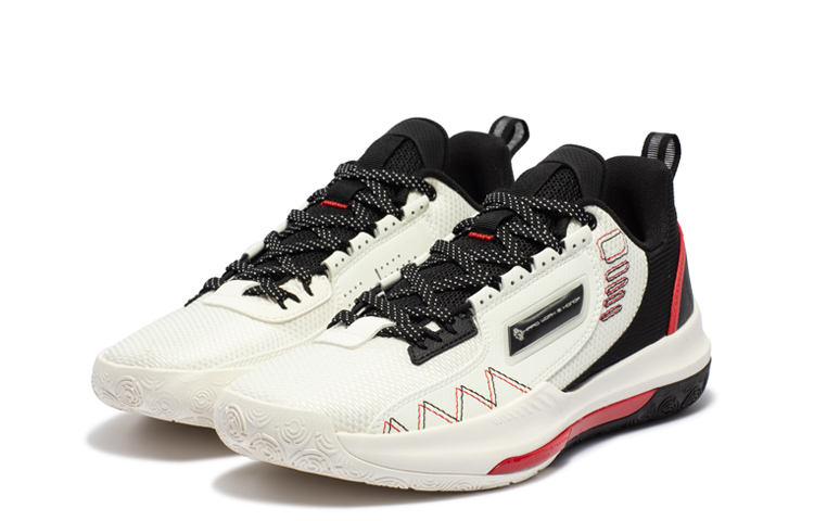 Lookbook 361° 球隊 DVD 達能舒適 減震防滑耐磨 低筒 籃球鞋 男款 白紅