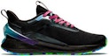 Order 361° Q-Bounce Kasut Larian Berkusyen 'Hitam Ungu' 672032218-4