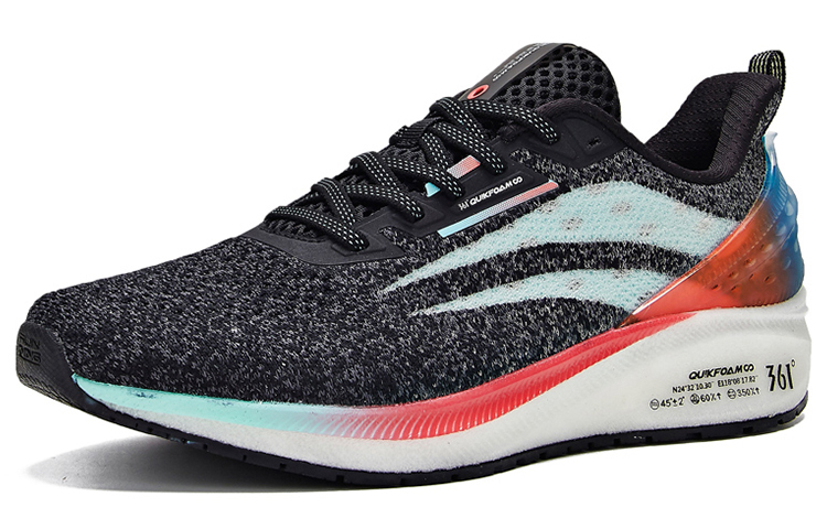 Order 361° Qバウンス Low "オブシディアンブラック" 672012221F-4