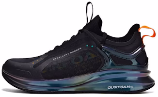 361° Q-Bounce Rain Screen 'Black Non-Slip Shock-Absorbing Running Shoes' 672012237-3 361° Q-Bounce Rain Screen 'Black Non-Slip Shock-Absorbing Running Shoes' 672012237-3