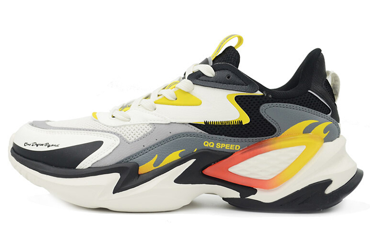 361° QQ Speed Co-branded 'Fashion Trendy Dad Shoe Feather White' 572036766-9