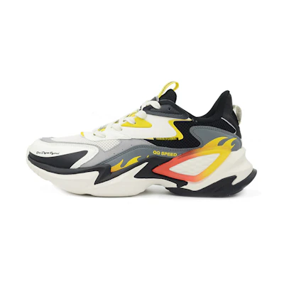 361° QQ Speed Co-branded 'Fashion Trendy Dad Shoe Feather White'