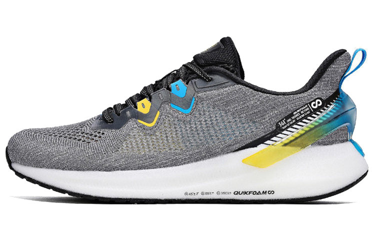 361° QU!K Energy Reversal Running Shoes 'Grey Yellow' 572022288-13