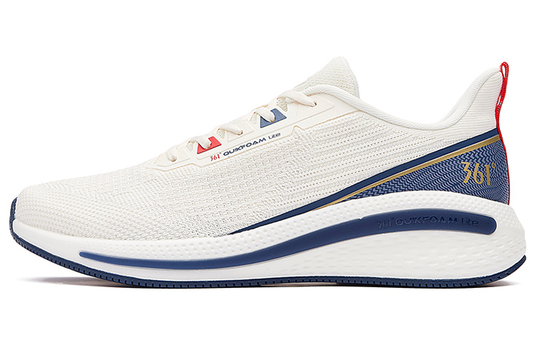 361° QU!K Light Breathable Running Shoes 'White Blue' 572132213-1