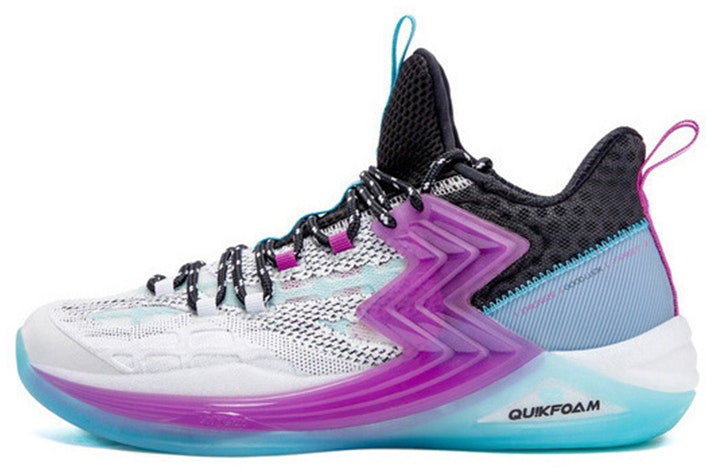 Beli 361° Quick Foam Basketball Sneaker 'White Purple Blue
