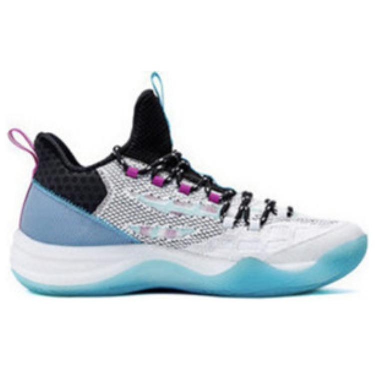 Order 361° Big3 2.0Q彈科技 防滑耐磨 中筒 籃球鞋 男款 白紫