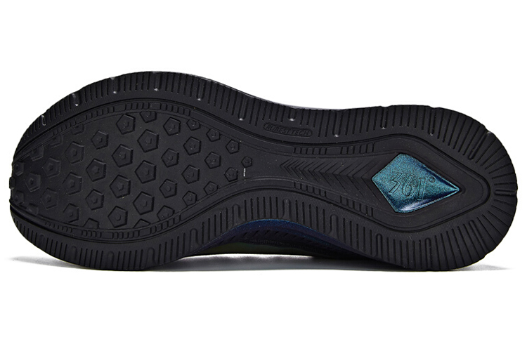 Shop 361° 雨幕 舒適 緩震 低筒 跑步鞋 男款 黑灰