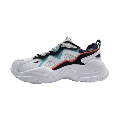 361° Retro 'White & Aqua'