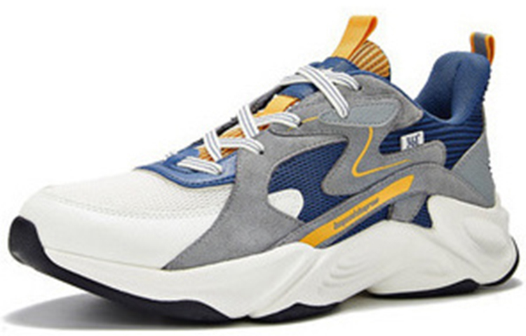 Lookbook 361° Retro Arcade Mesh Low 'Kelabu Putih Biru' 672016770-1