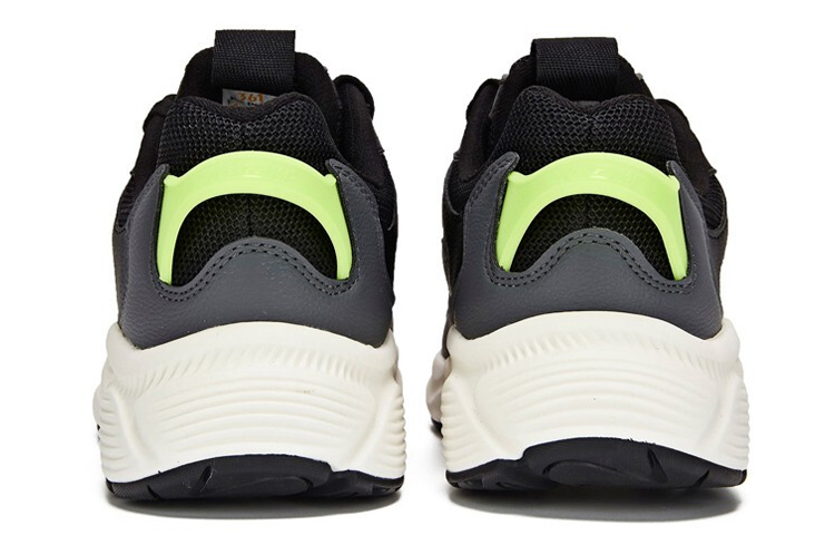 Lookbook 361° Retro Bernafas Low 'Hitam Hijau' 571936764-5