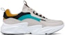 361° Retro Kasual Fesyen 'Dad Shoe Kelabu Putih Hijau' 672036780-2