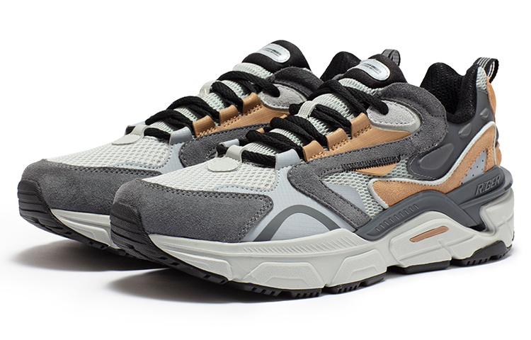 Shop 361°复古文化鞋 '烟灰/4U灰' 672236762-5