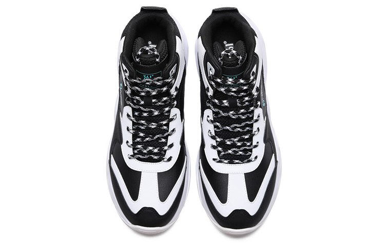 361° Retro High-Top Dad Shoes 'Black White' 圖 2