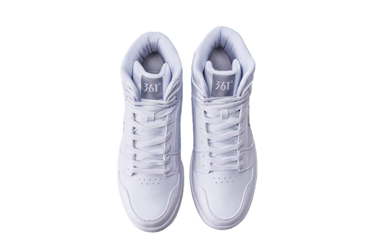 Order 361° 复古高帮滑板鞋 '白灰' 671736609-1