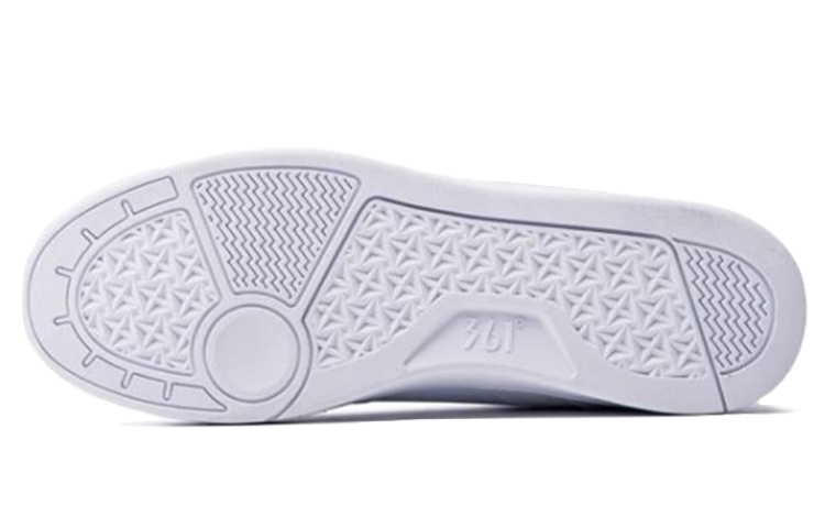 Shop 361° 复古高帮滑板鞋 '白灰' 671736609-1