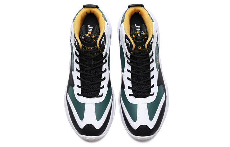 Order 361° 復古高筒潮流運動鞋 黑綠