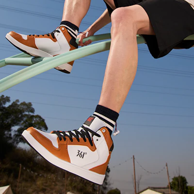 361° Retro High 'Warm Brown White' 671736609-8 1