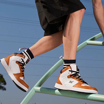 361° Retro High 'Warm Brown White' 671736609-8 2