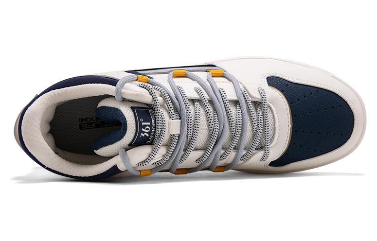 Lookbook 361° 复古高帮 '白蓝' 672146607F-6