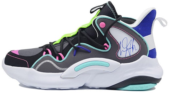 361° 減震防滑 低筒 復古籃球鞋 男款 黑綠 Buy 361° 減震防滑 低筒 復古籃球鞋 男款 黑綠