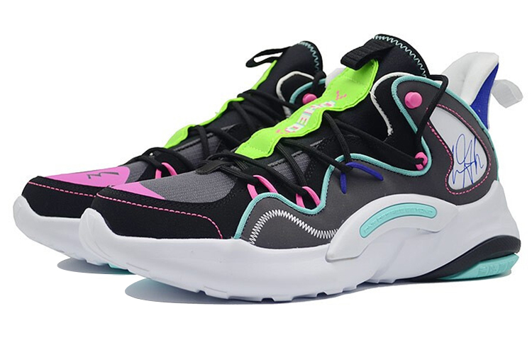 Order 361° Retro Low 'Hitam Hijau' 572111128-2