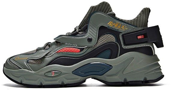 361° 款 復古低筒運動鞋 灰綠 Buy 361° 款 復古低筒運動鞋 灰綠