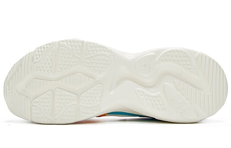 Shop 361° Retro Low Top 'Putih Biru Kehijauan' 572016797-3