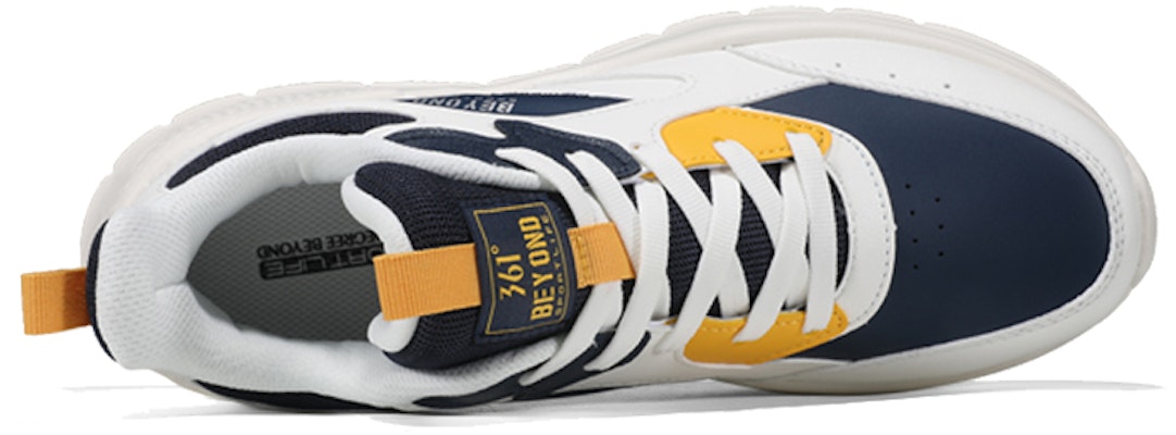 361° Retro Low Top Running Shoe 'White Blue' 672146764F-3 Order 361° Retro Low Top Running Shoe 'White Blue' 672146764F-3