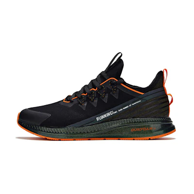 361° Running Shoes 'Black Orange CMFT Bounce'