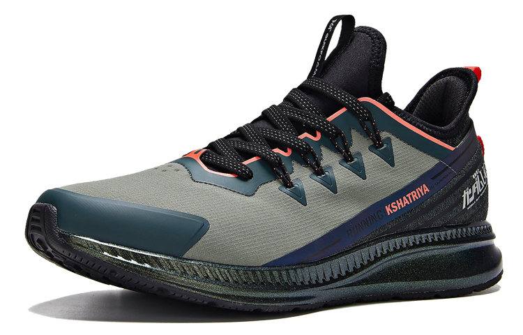 Lookbook Chaussures de Running 361° ''Gris Vert Imperméable'' 671932286F-2