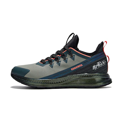 361° Running Shoes 'Splash-proof Grey Green'