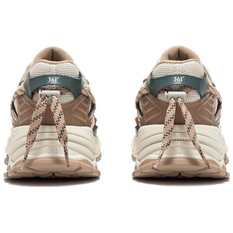 Lookbook 361度 舒適 防滑耐磨 跑步鞋 男款 白棕