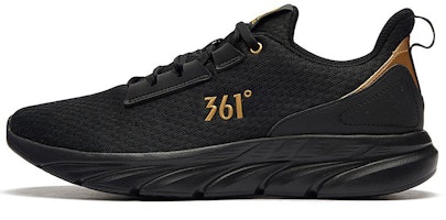 361° Running Shoes Low 'Black Gold Fitness' 672112210F-7 361° Running Shoes Low 'Black Gold Fitness' 672112210F-7