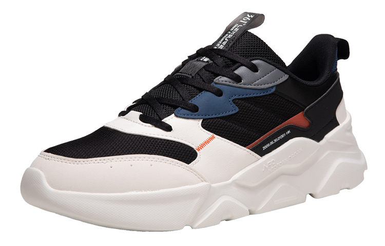 361° Running Shoes Low 'Black White Red' 圖 3