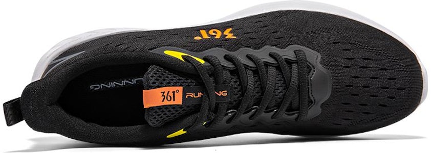 Kasut Lari 361° Rendah 'Obsidian Hitam' 672222209F-4 Order Kasut Lari 361° Rendah 'Obsidian Hitam' 672222209F-4