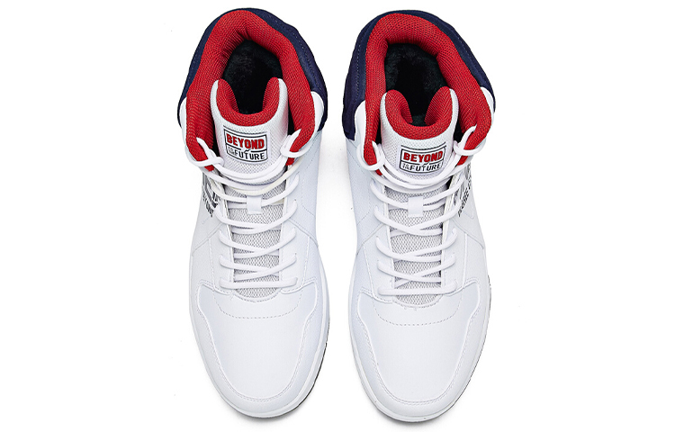 Lookbook 361° 防滑保暖加毛布鞋 白藍