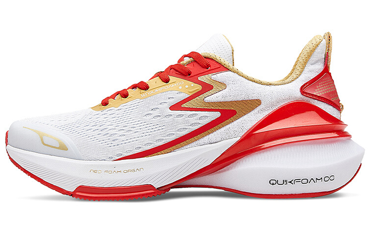 361° Speed Shark Low Running Shoes 'White Red Gold'