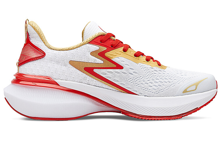 361° Speed Shark Low Running Shoes 'White Red Gold' 圖 2