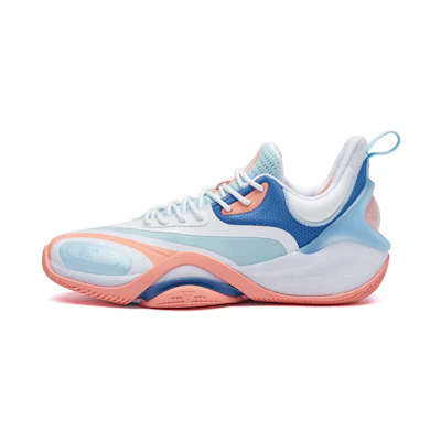 361° Spencer Dinwiddie Flowing Time Professional Basketball Shoes 'White Blue Pink'