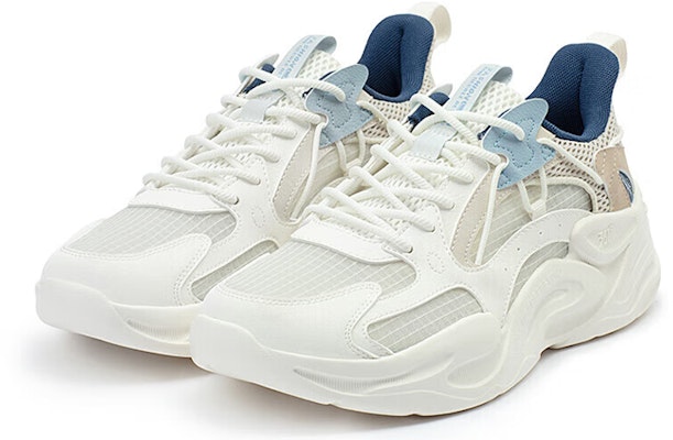 361° 澎湃防滑耐磨低幫老爹鞋 男款 白米藍 Order 361° 澎湃防滑耐磨低幫老爹鞋 男款 白米藍