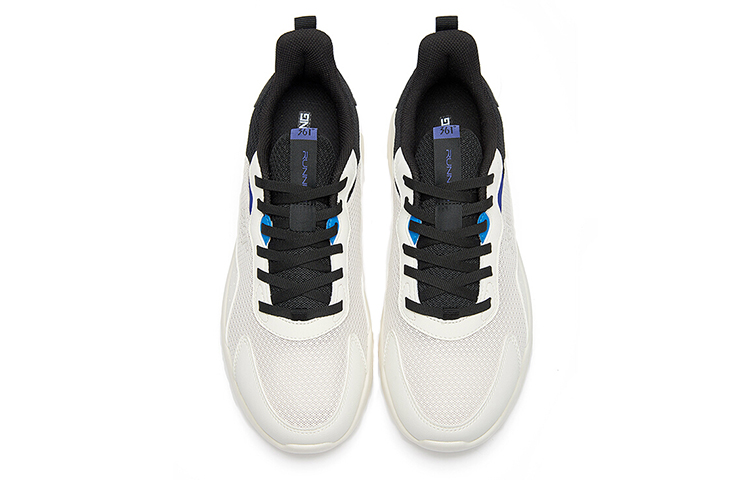 361° Technics Low Top Running Shoe 'Black and White Mesh Patchwork' 圖 2