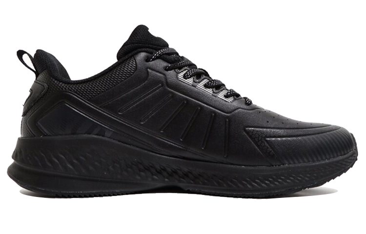 Order 361° Technology Low ''Schwarzer Leder-Laufschuh'' 572032208-5
