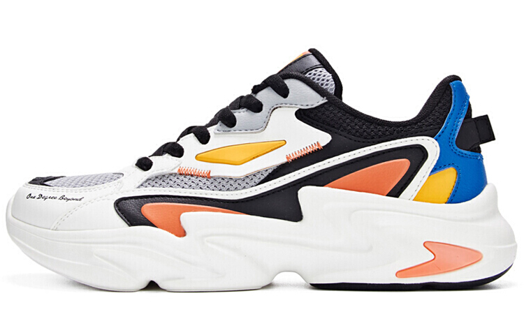 361° Thick-Bottom Breathable Running Shoe 'White Black' 671936786-6