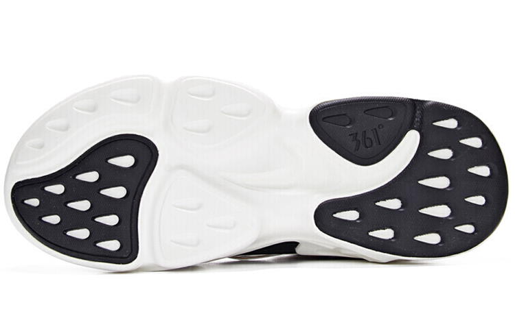 Shop 361度厚底透气跑鞋“黑白” 671936786-6