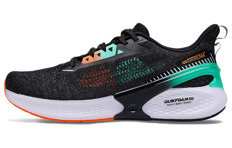 361° Three-Body3 Tech-System Sport Shoes 'Black Green' 572122288-7