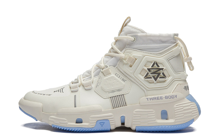 361° Three-Body x High-Top 'White Blue' 572041119-5