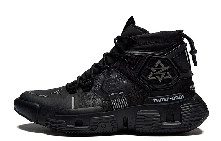 361° Three-Body x High 'Obsidian Black' 572041119-4