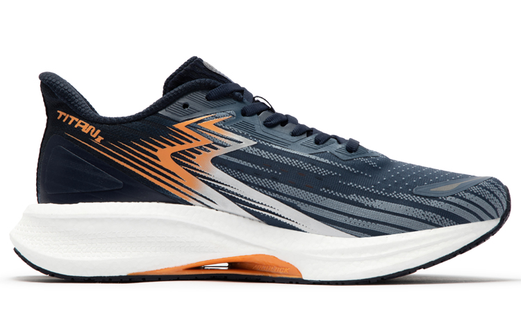 Order 361° 泰坦CQT 耐磨抗滑輕巧通風 低筒 跑步鞋 男款 黑藍