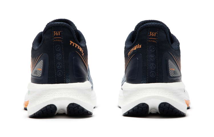 Shop 361° 泰坦CQT 耐磨抗滑輕巧通風 低筒 跑步鞋 男款 黑藍