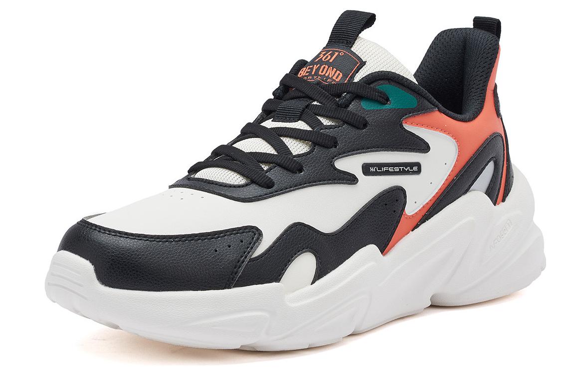 Lookbook 361° ヴィンテージコンフォートカジュアルシューズ「ブラックホワイトオレンジ」672146766F-1 672146766F-1